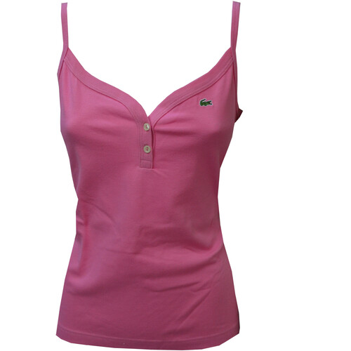 textil Mujer Camisetas sin mangas Lacoste TF6312 Rosa