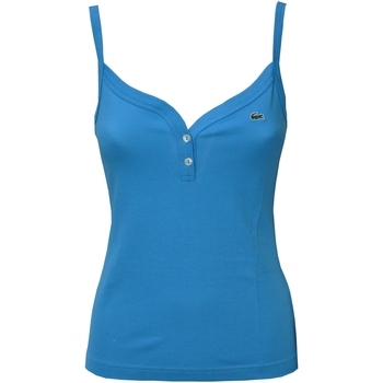 textil Mujer Camisetas sin mangas Lacoste TF6312 Azul