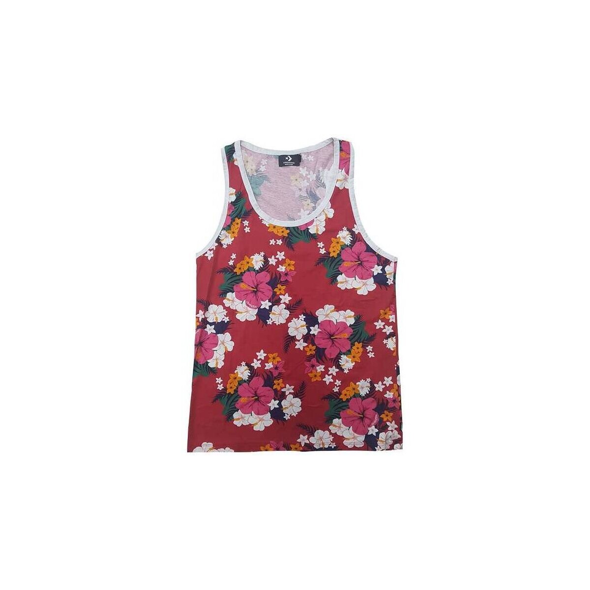 textil Mujer Camisetas sin mangas Converse 10017546 Rojo