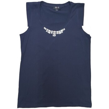 textil Mujer Camisetas sin mangas Goodmatch MS501STE21 Azul