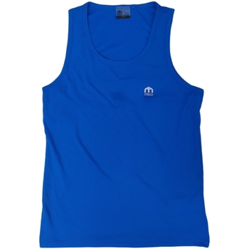 textil Hombre Camisetas sin mangas Mico MA03242 Azul