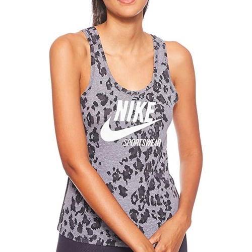 textil Mujer Camisetas sin mangas Nike AR3810 Gris