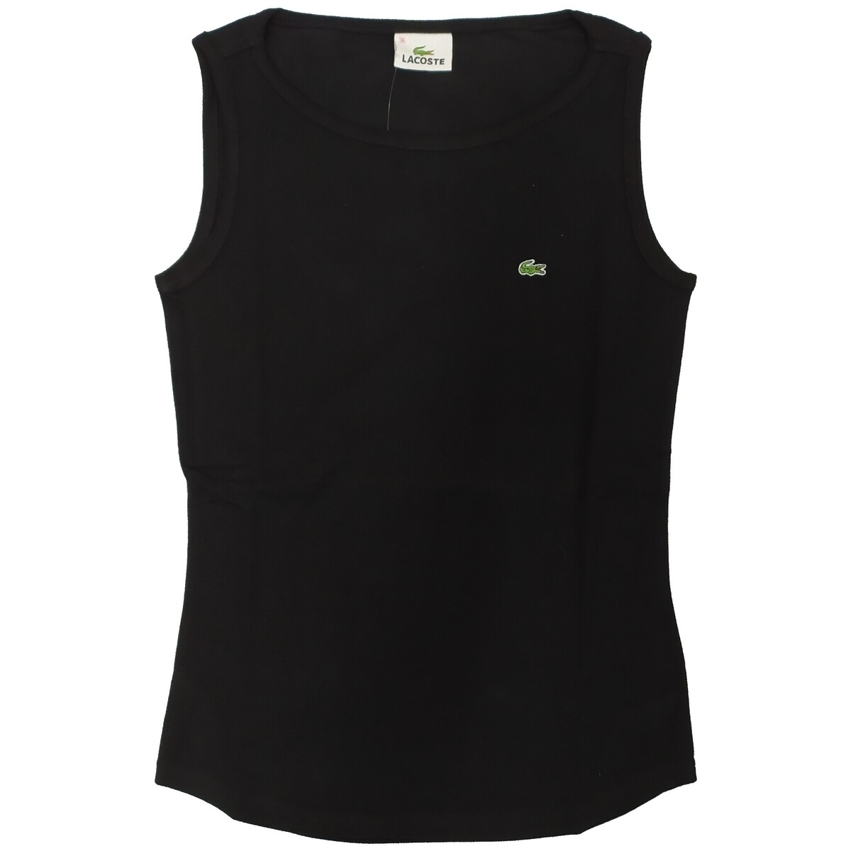 textil Mujer Camisetas sin mangas Lacoste TF0570 Negro
