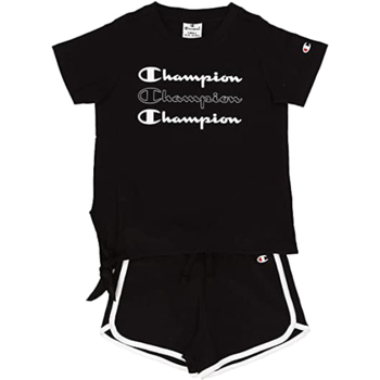 textil Niña Conjuntos chándal Champion 403821 Negro