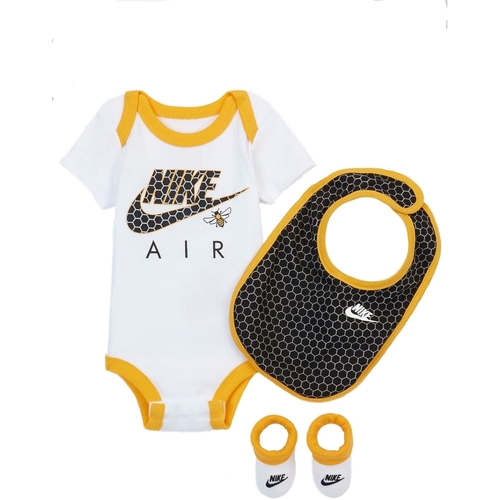 textil Niños Conjuntos chándal Nike NN0655 Blanco