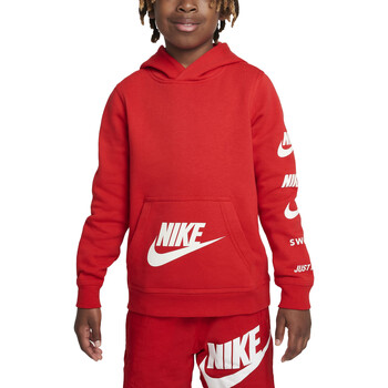 textil Niño Sudaderas Nike FN7724 Rojo