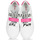 Zapatos Mujer Zapatillas bajas Bons baisers de Paname EDITH BARBIE GIRL PWR ZEBRA Blanco / Rosa / Negro