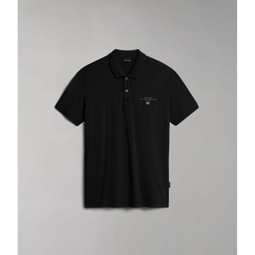 textil Hombre Tops y Camisetas Napapijri ELBAS JERSEY - NP0A4GB4-041 BLACK Negro