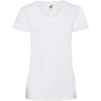 textil Mujer Camisetas manga larga Fruit Of The Loom SS77 Blanco