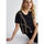textil Mujer Tops y Camisetas Liu Jo Camiseta con minitachuelas Negro