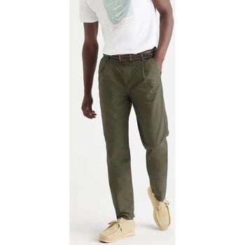 textil Hombre Pantalones Dockers A7532 0003 - CHINO RELAXED TAPER-ARMY GREEN Verde