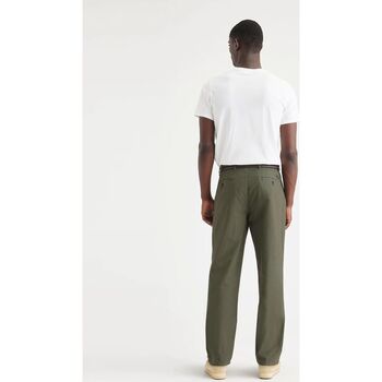 Dockers A7532 0003 - CHINO RELAXED TAPER-ARMY GREEN Verde