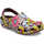 Zapatos Hombre Deportivas Moda Crocs Classic Retro Floral Clog U Rojo