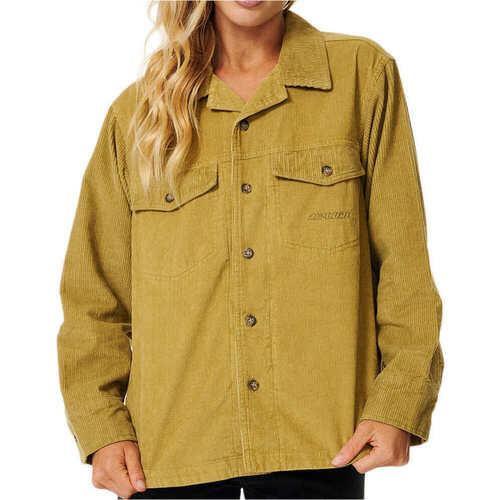 textil Mujer Camisas Rip Curl STEVIE CORD SHIRT Verde