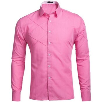 textil Hombre Camisas manga larga Deli.s GD017 - Hombres Rosa