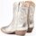 Zapatos Mujer Derbie & Richelieu Alpe Botines  Cowboy 50104143 Platino Multicolor