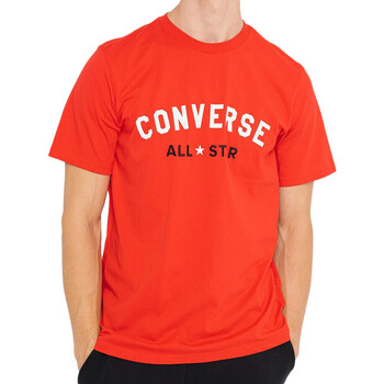 textil Hombre Camisetas manga corta Converse  Rojo