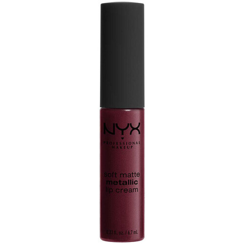 Belleza Mujer Pintalabios Nyx Professional Make Up Soft Matte Metallic Cream Lipstick - Copenhagen - Copenhagen Marrón