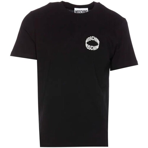 textil Hombre Camisetas manga corta Moschino - Camiseta Loop Negro