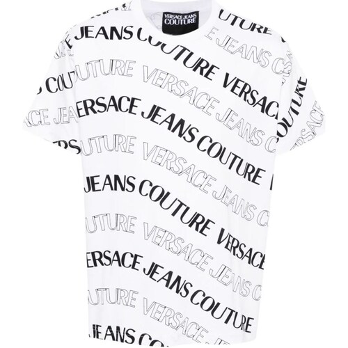 textil Hombre Polos manga larga Versace Jeans Couture 76GAH6R0-JS296 Blanco