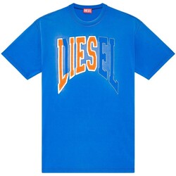 textil Hombre Camisetas manga corta Diesel ® - Camiseta T-Wash-N Azul
