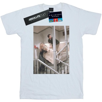 textil Hombre Camisetas manga larga Friends Sofa Stairs Photo Blanco