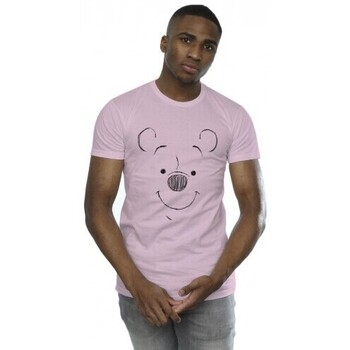 textil Hombre Camisetas manga larga Disney Winnie The Pooh Winnie The Pooh Face Rojo