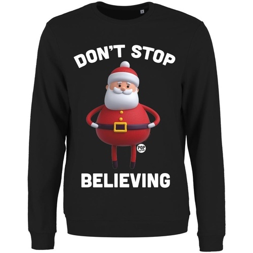 textil Mujer Sudaderas Pop Factory Don't Stop Believing Negro