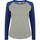 textil Mujer Camisetas manga larga Sf SK271 Azul