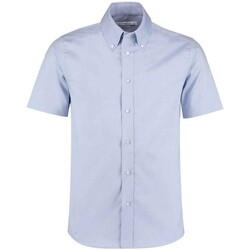 textil Hombre Camisas manga corta Kustom Kit Premium Azul