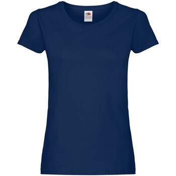 textil Mujer Camisetas manga larga Fruit Of The Loom SS712 Azul