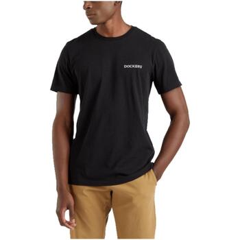 textil Hombre Camisetas manga corta Dockers A1103-0061 Negro