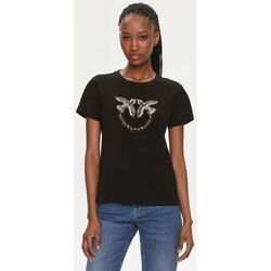 textil Mujer Tops y Camisetas Pinko QUENTIN 100535 A1R7-Z99 Negro