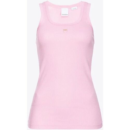 textil Mujer Camisetas sin mangas Pinko CALCOLATORE 100807 A0PU-N98 Rosa