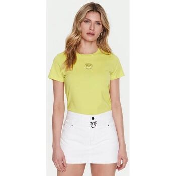 textil Mujer Tops y Camisetas Pinko BUSSOLOTTO 100355 A1NW-H23 Amarillo