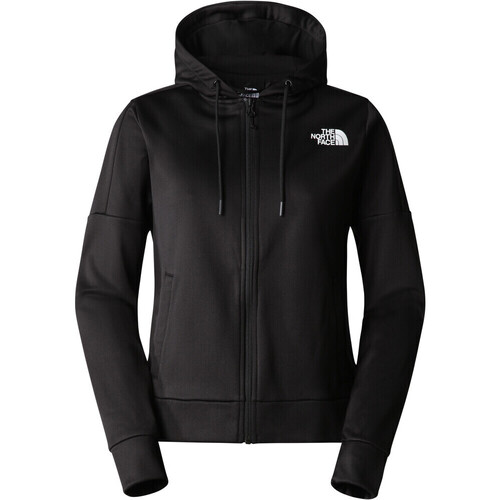 textil Mujer Sudaderas The North Face W REAXION FLEECE F/Z HOODIE - EU Negro