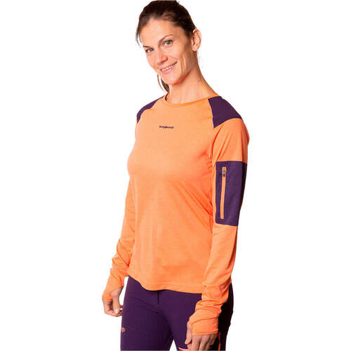 textil Mujer Camisas Trango CAMISETA TRX2 WM PRO LONG Naranja