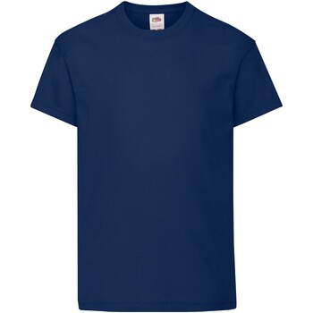 textil Niños Tops y Camisetas Fruit Of The Loom Original Azul