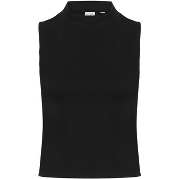 textil Mujer Camisetas sin mangas Sf SK170 Negro