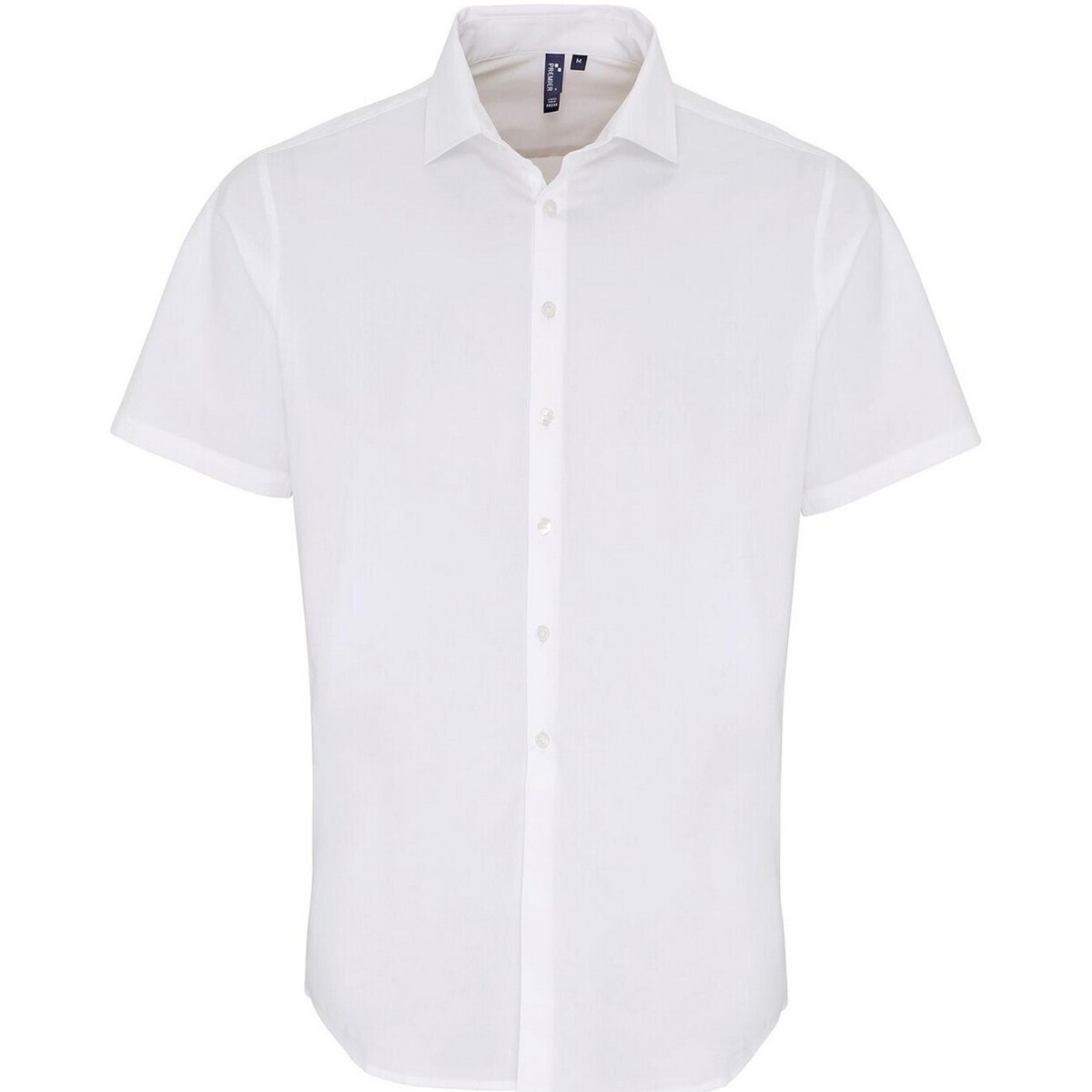 textil Hombre Camisas manga corta Premier PR246 Blanco
