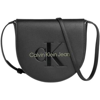 Bolsos Mujer Bolso Calvin Klein Jeans SCULPTED MINI SADDLE BAG Negro