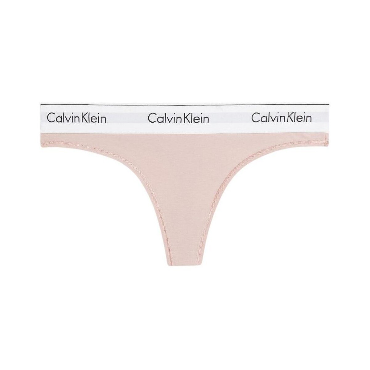 Ropa interior Mujer Strings Calvin Klein Jeans THONG SUBDUED Rosa