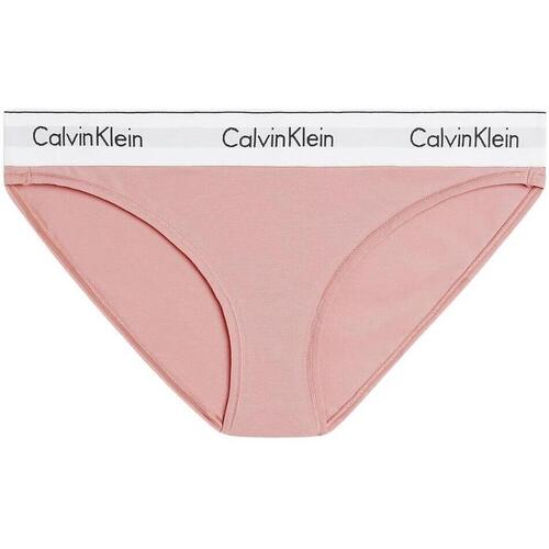 Ropa interior Mujer Culote y bragas Calvin Klein Jeans BIKINI SUBDUED Rosa