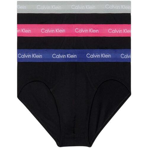 Ropa interior Hombre Braguitas Calvin Klein Jeans HIP BRIEF 3PK B Negro