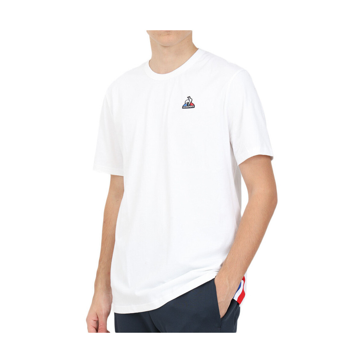 textil Hombre Tops y Camisetas Le Coq Sportif  Blanco