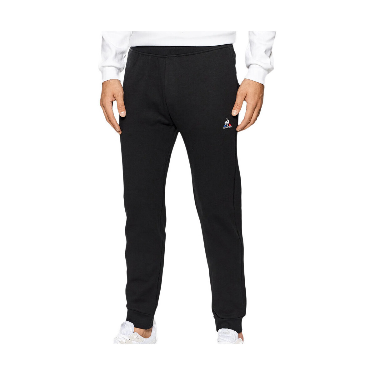 textil Hombre Pantalones de chándal Le Coq Sportif  Negro