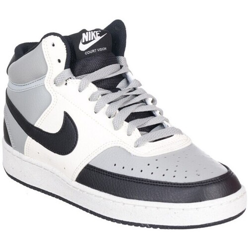 Zapatos Hombre Deportivas Moda Nike Sneakers  Court Vision Mid Hombre Gris Gris
