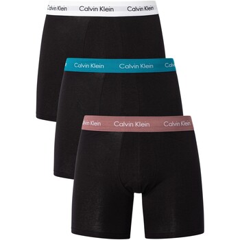 Ropa interior Hombre Calzoncillos Calvin Klein Jeans Pack De 3 Calzoncillos Boxer Negro