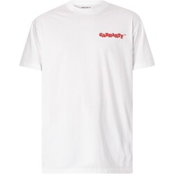 textil Hombre Camisetas manga corta Carhartt Camiseta De Comida Rápida Blanco