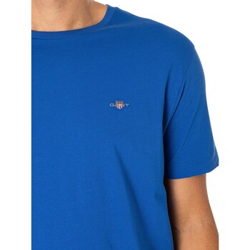 Gant Camiseta Con Escudo Normal Azul